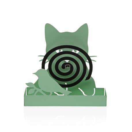 PORTE-SPIRALE ANTI-MOUSTIQUE CHAT KURO VERT