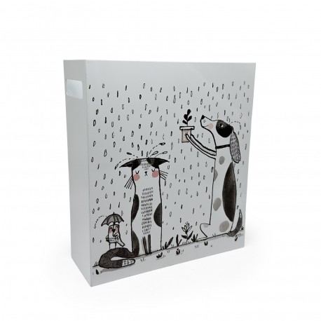 PORTE-PARAPLUIES ANIMAUX BLANC
