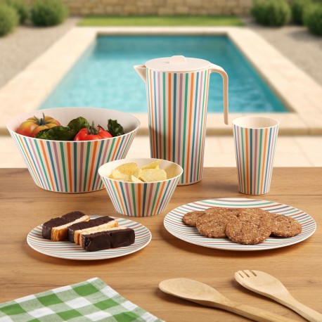 ASSIETTE RONDE RAYAS 20CM