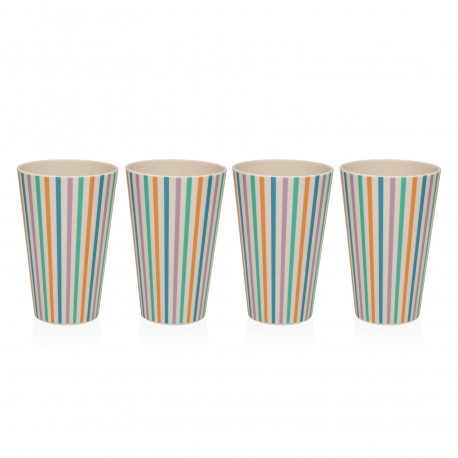 SET 4 VERRES RAYAS
