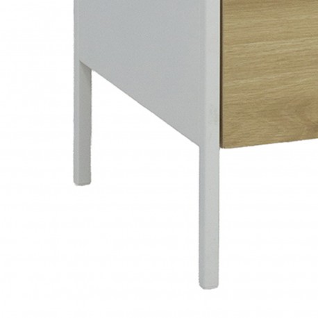 COMMODE 3 TIROIRS BLANCHE