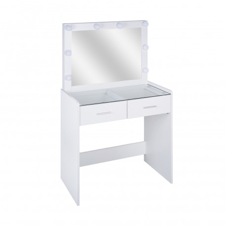COIFFEUSE BLANCHE AVEC LED