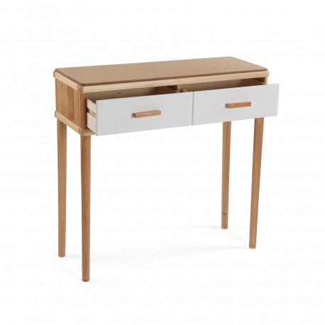 CONSOLE TOIX S 2 TIROIRS