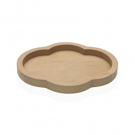 PLATEAU BOIS CAOUTCHOUC WAVY