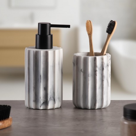 PORTE-BROSSES PIURA BLANC PIERRE