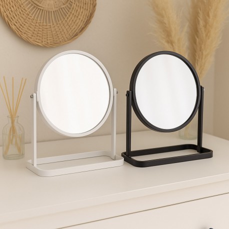 MIROIR DE BUREAU 1X/5X BLANC