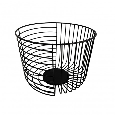 CORBEILLE À FRUITS MÉTAL NOIR