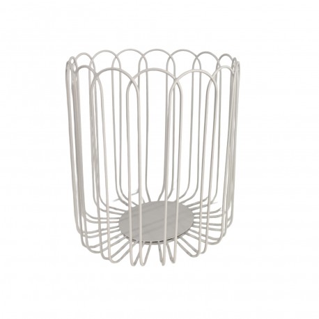 CORBEILLE À FRUITS HAUTE BLANCHE