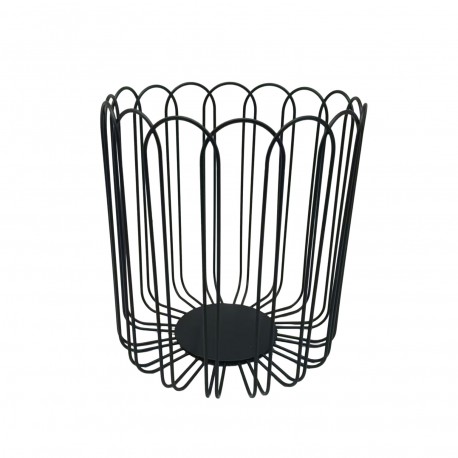 CORBEILLE À FRUITS HAUTE NOIRE