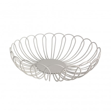 CORBEILLE À FRUITS FLEUR BLANCHE