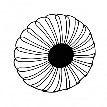 CORBEILLE À FRUITS FLEUR NOIR