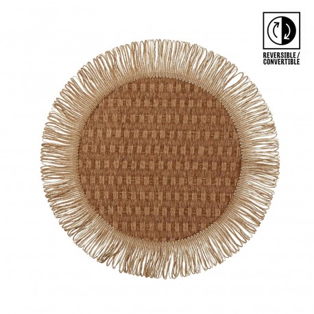 DESSOUS DE PLAT RÉVERSIBLE MARRON