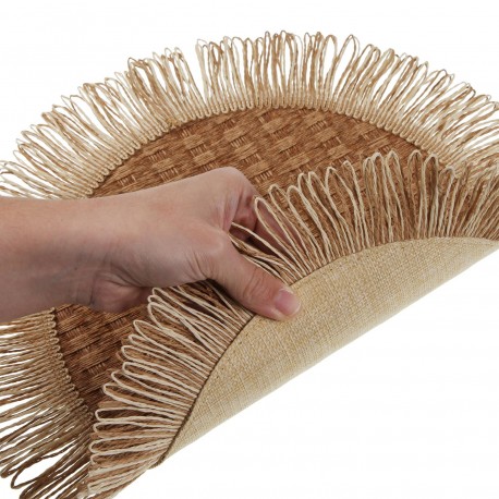 DESSOUS DE PLAT RÉVERSIBLE MARRON