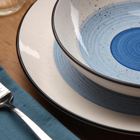 SERVICE 18 PIÈCES MORGAN BLEU