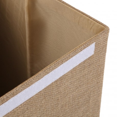 PANIER LINGE PLIABLE EN JUTE