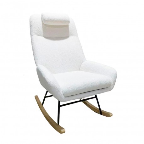 ROCKING CHAIR AVEC COUSSIN BEIGE