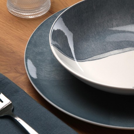 SERVICE 18 PIÈCES PICNIC BLEU