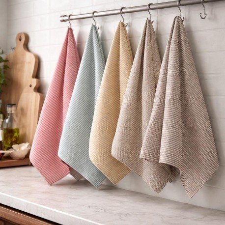 TORCHON RAYURES ASSORTIMENT 50X70CM