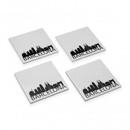 SET 4 SOUS-VERRES BARCELONA