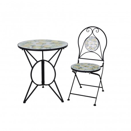 SET TABLE ET 2 CHAISES