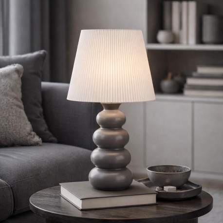 LAMPE ENYA GRIS FONCÉ