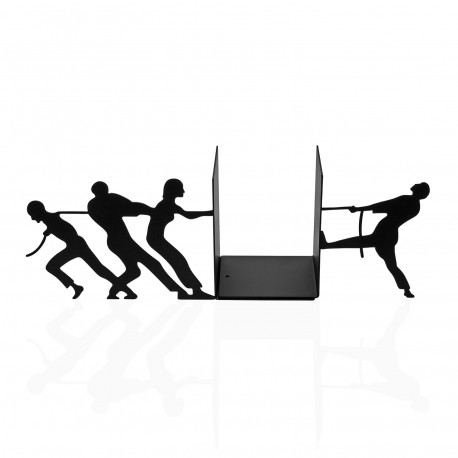 CALE-LIVRES TIR À LA CORDE