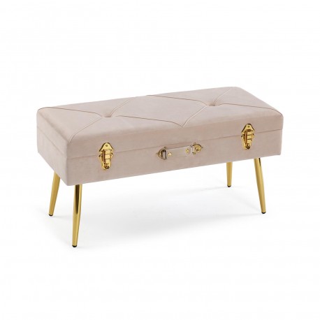 BANC DE LIT BEIGE