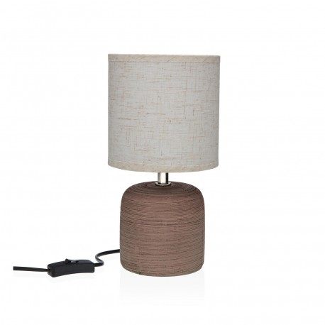 LAMPE TABLE BRAVE MARRON