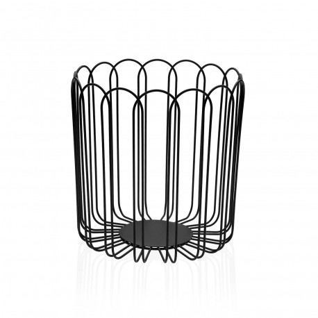 CORBEILLE À FRUITS HAUTE NOIRE