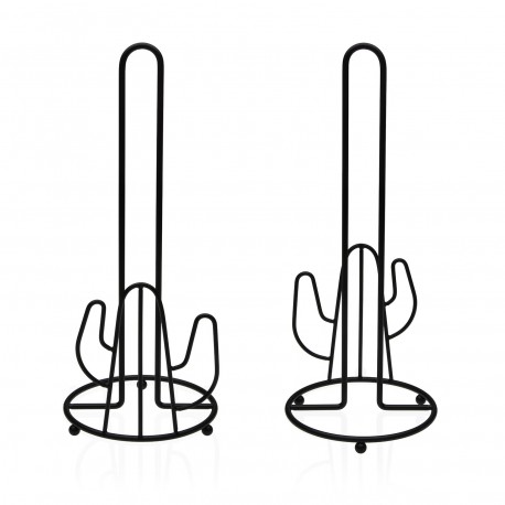 PORTE-ROULEAU CACTUS NOIR