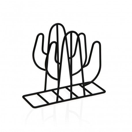 PORTE-SERVIETTES CACTUS NOIR