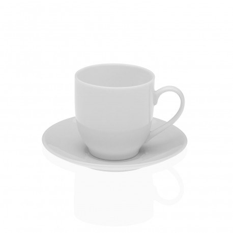 TASSE ET SOUCOUPE CAFÉ PURE BLANC