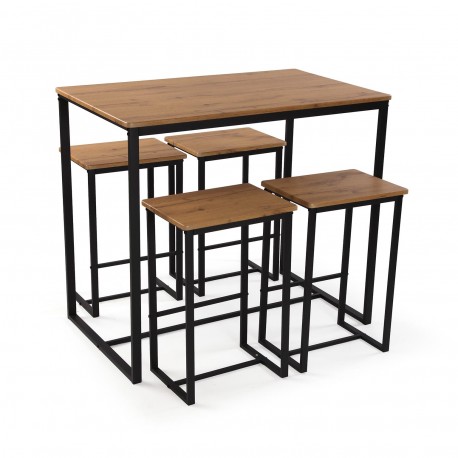 SET TABLE ET 4 CHAISES