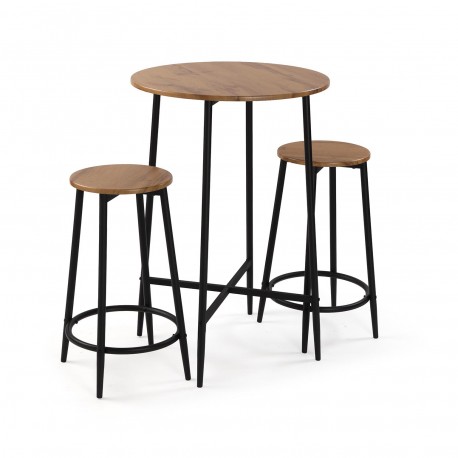 SET TABLE ET 2 CHAISES