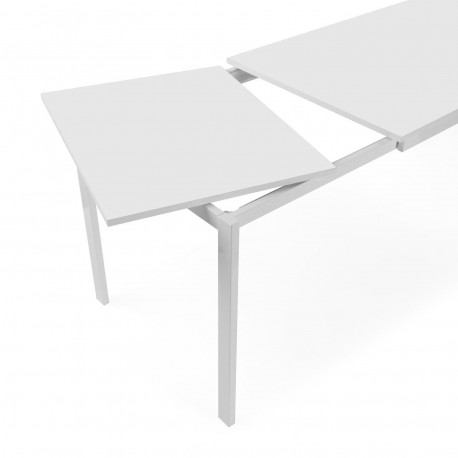 TABLE À MANGER EXTENSIBLE BLANCHE