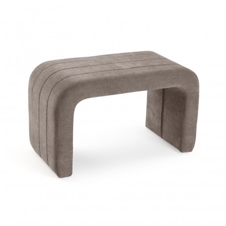 BANC TAPISSÉ BEIGE