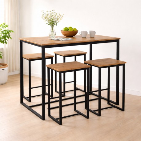 SET TABLE ET 4 CHAISES