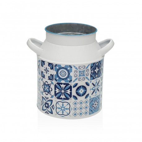 VASE EN MÉTAL AZURITE