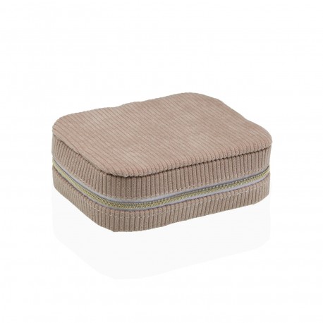 BOÎTE À BIJOUX VELOURS BEIGE