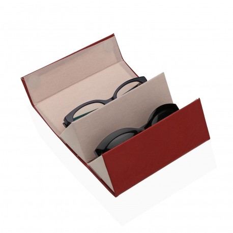 ÉTUI DOUBLE LUNETTES TERRACOTTA