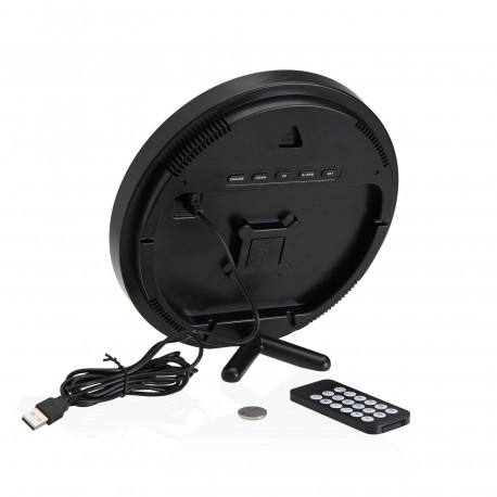 RÉVEIL AVEC TÉLÉCOMMANDE NOIR