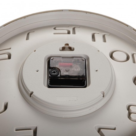 HORLOGE MURALE BLANCHE 30 CM