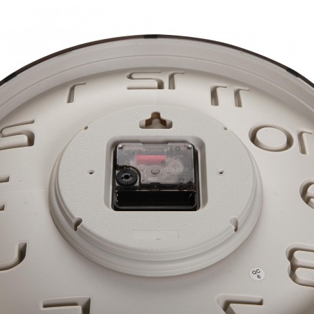 HORLOGE MURALE BLANCHE 30 CM