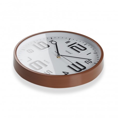 HORLOGE MURALE BLANCHE 30 CM