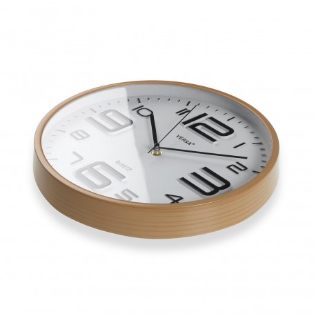 HORLOGE MURALE BLANCHE 30 CM