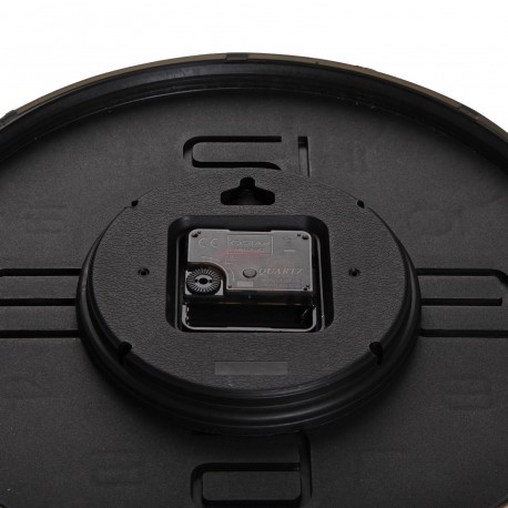 HORLOGE MURALE NOIRE 30 CM