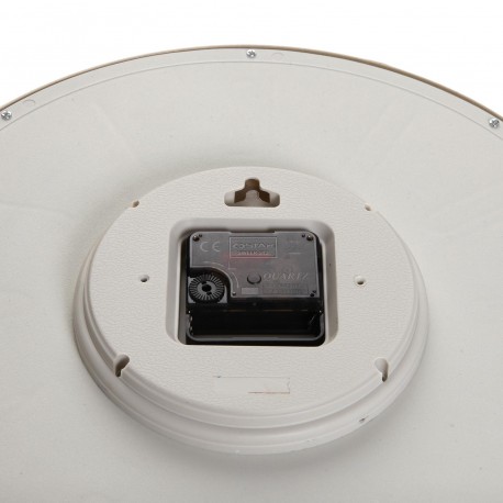 HORLOGE MURALE BLANCHE 33 CM