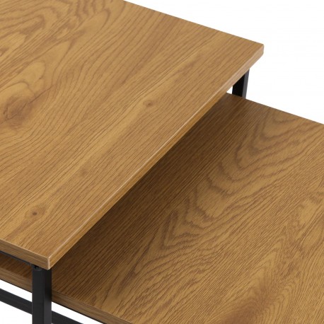 SET TABLES BASSES TIGRIS NOIR