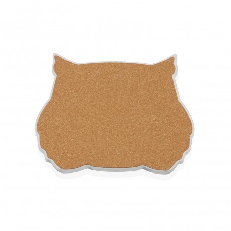 DESSOUS DE PLAT HIBOU ROUGE