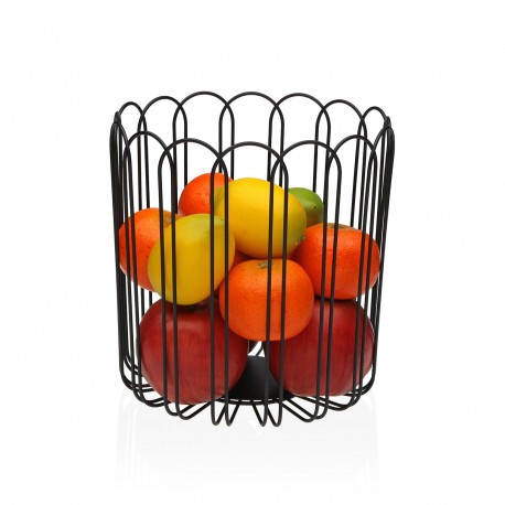 CORBEILLE À FRUITS HAUTE NOIRE